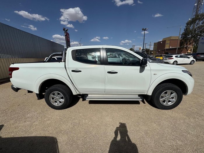 2018 Mitsubishi Triton GLX+ MQ MY18 4X4 Dual Range White