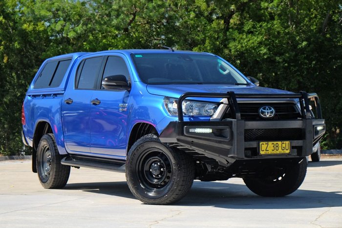 2020 Toyota Hilux SR GUN126R 4X4 Dual Range Nebula Blue