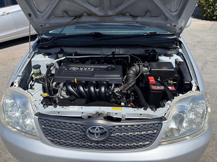 2002 Toyota Corolla Ascent ZZE122R Sterling Silver