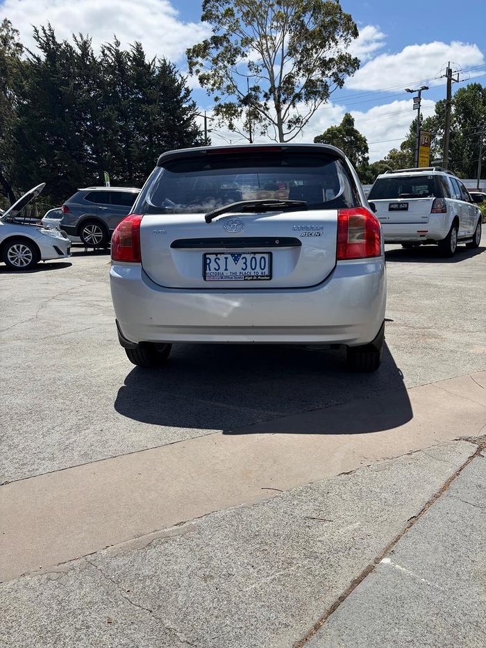 2002 Toyota Corolla Ascent ZZE122R Sterling Silver