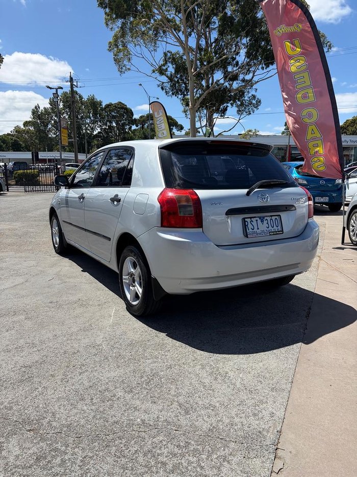 2002 Toyota Corolla Ascent ZZE122R Sterling Silver