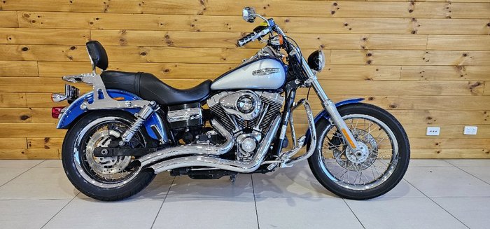 2010 Harley-davidson FXDC DYNA SUPER GLIDE CUSTOM BLUE/SILVER