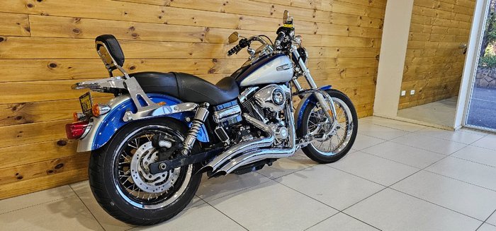 2010 Harley-davidson FXDC DYNA SUPER GLIDE CUSTOM BLUE/SILVER