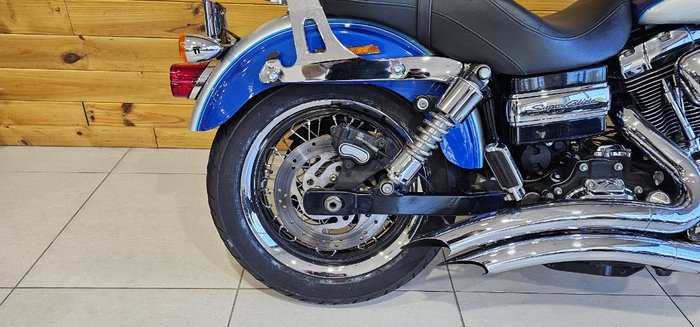 2010 Harley-davidson FXDC DYNA SUPER GLIDE CUSTOM BLUE/SILVER