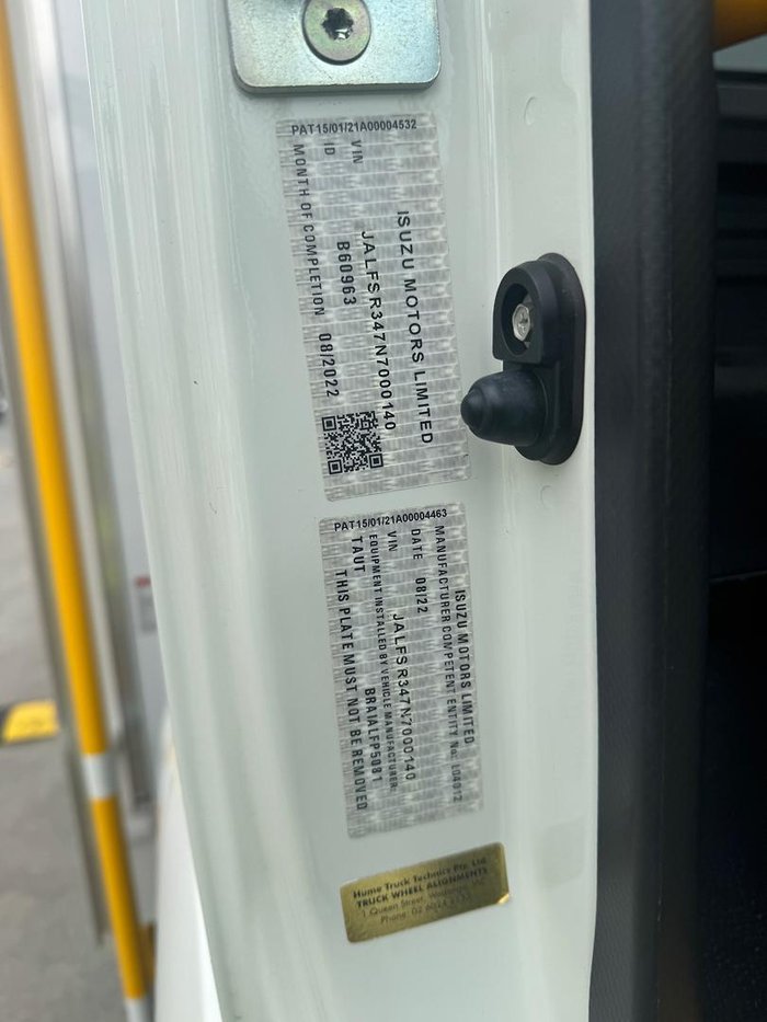 2022 Isuzu Isuzu Fsr 140/260 Freight Pack FSR 140/260 AUTO