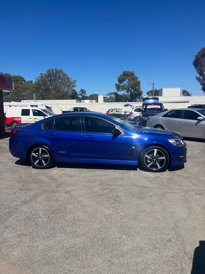 2016 Holden Commodore SV6 Black VF Series II MY16 Slipstream Blue