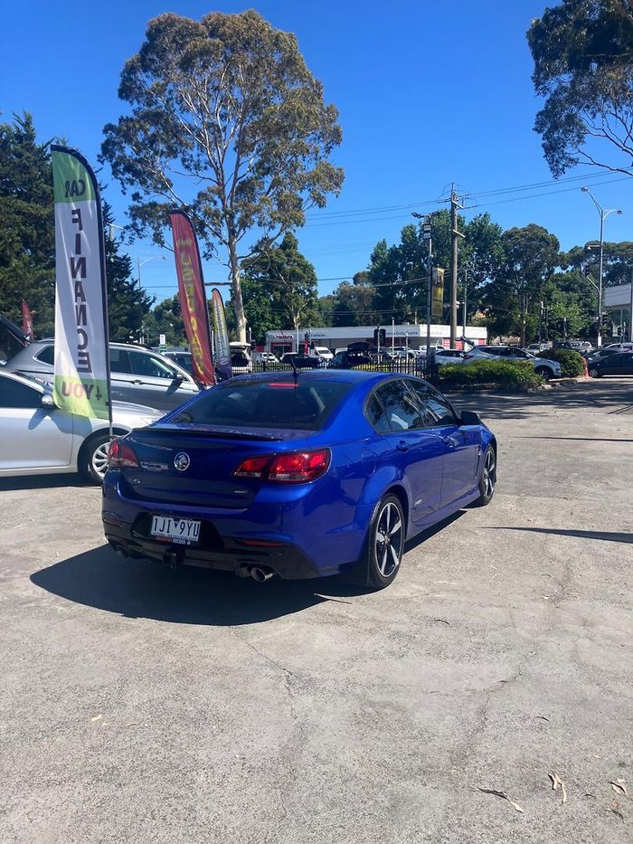 2016 Holden Commodore SV6 Black VF Series II MY16 Slipstream Blue