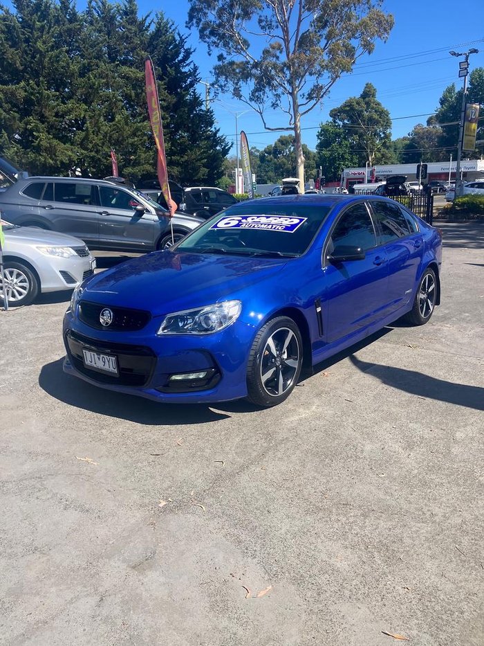 2016 Holden Commodore SV6 Black VF Series II MY16 Slipstream Blue