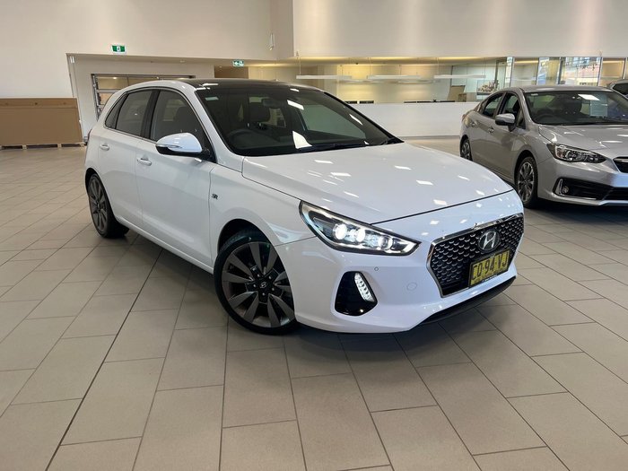 2017 Hyundai i30 SR Premium PD MY18 Polar White