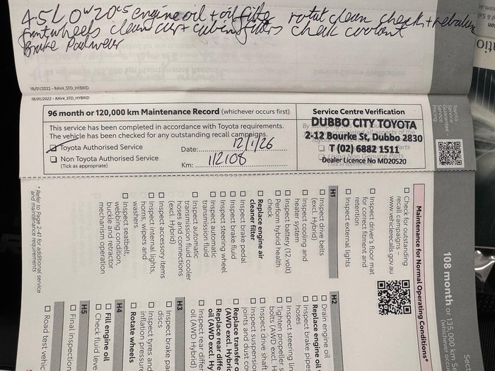 2022 Toyota RAV4 GX AXAH54R 4X4 On Demand Glacier White