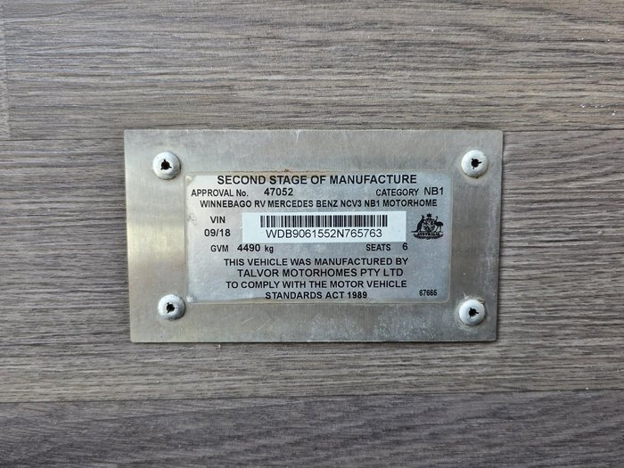 2018 Talvor Euro Deluxe 6 Berth