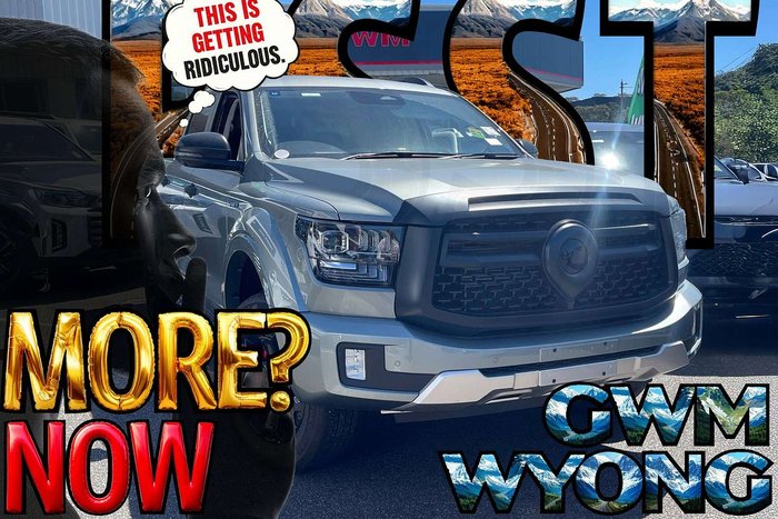 2025 GWM Cannon Alpha Ultra PHEV P05 4X4 Dual Range Storm Grey