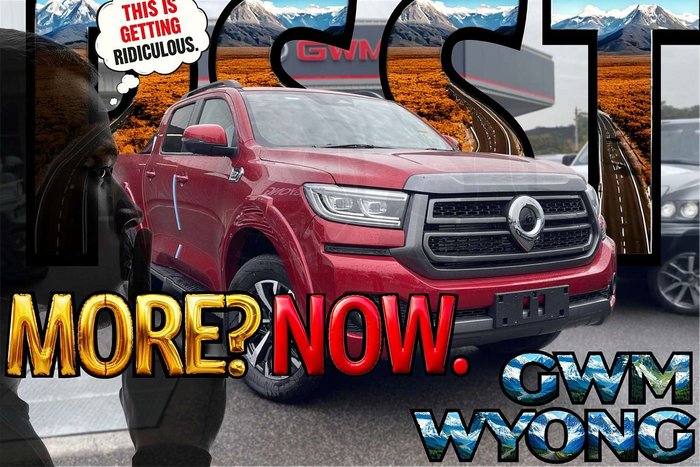 2025 GWM Ute Lunar Red (1A01)