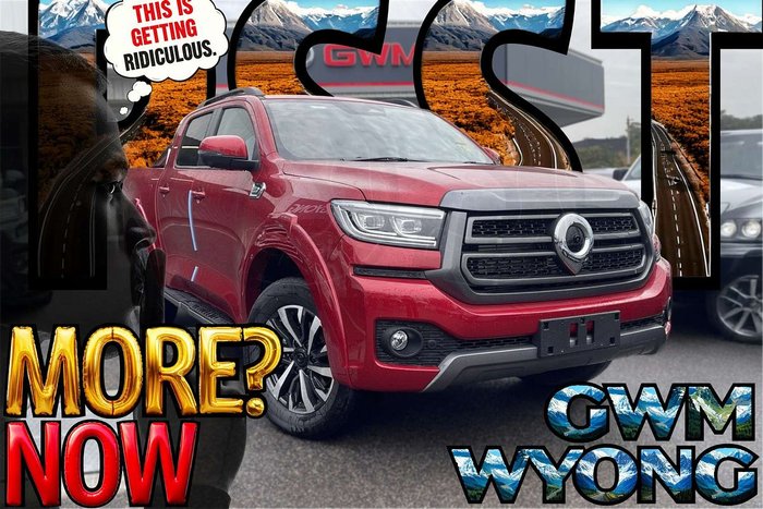 2025 GWM Ute Lunar Red (1A01)