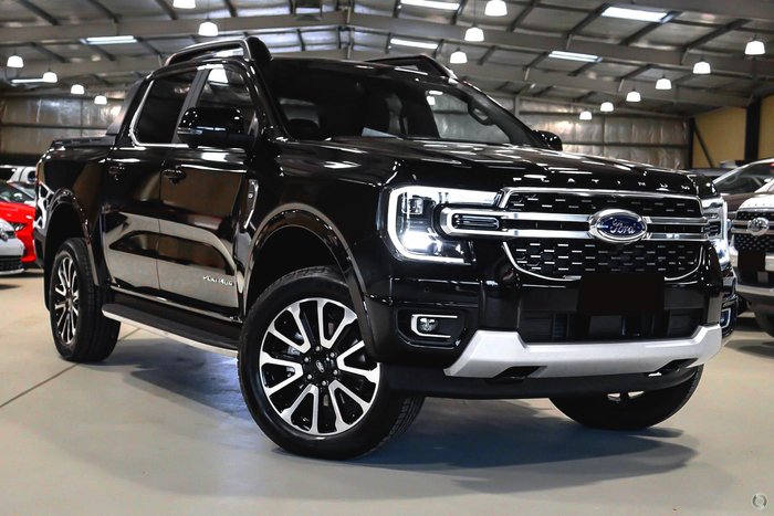 2025 Ford Ranger Platinum MY25.25 4X4 Dual Range Shadow Black