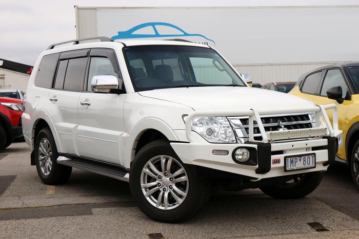 2017 Mitsubishi Pajero GLX NX MY17 4X4 Dual Range White