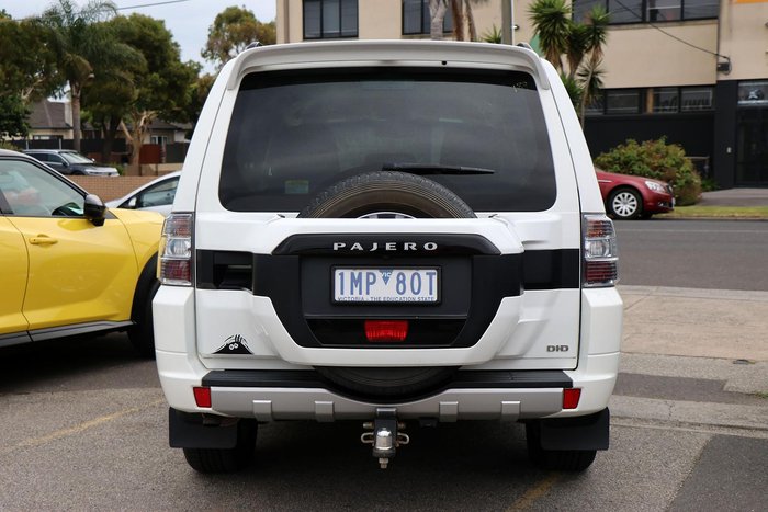 2017 Mitsubishi Pajero GLX NX MY17 4X4 Dual Range White