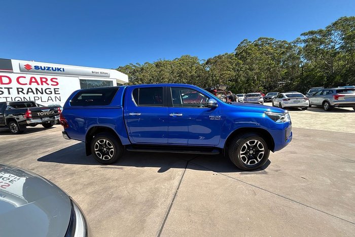 2022 Toyota Hilux SR5 GUN126R 4X4 Dual Range Nebula Blue