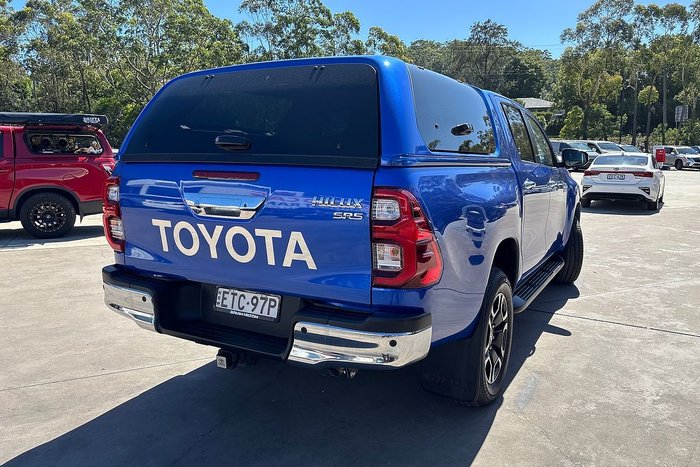 2022 Toyota Hilux SR5 GUN126R 4X4 Dual Range Nebula Blue