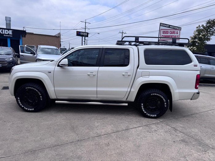2015 Volkswagen Amarok TDI420 Highline 2H MY15 4X4 Constant Candy White