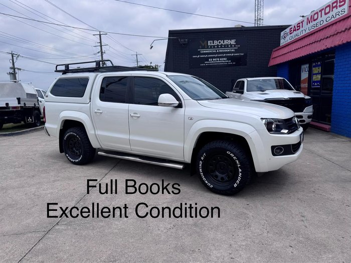 2015 Volkswagen Amarok TDI420 Highline 2H MY15 4X4 Constant Candy White