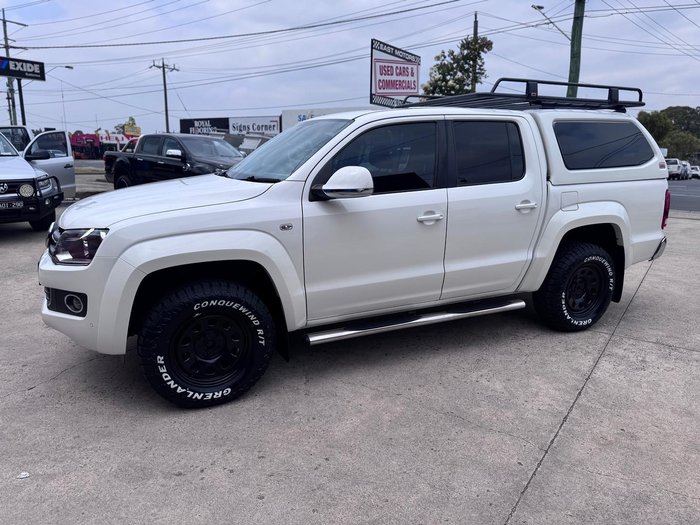 2015 Volkswagen Amarok TDI420 Highline 2H MY15 4X4 Constant Candy White