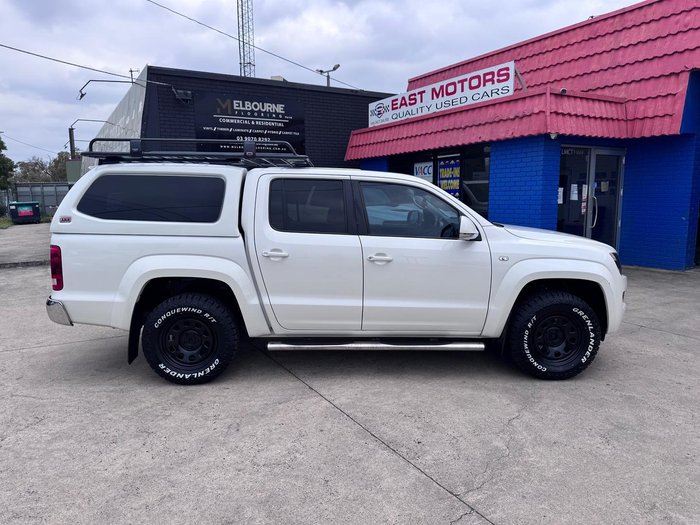 2015 Volkswagen Amarok TDI420 Highline 2H MY15 4X4 Constant Candy White