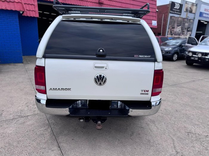 2015 Volkswagen Amarok TDI420 Highline 2H MY15 4X4 Constant Candy White