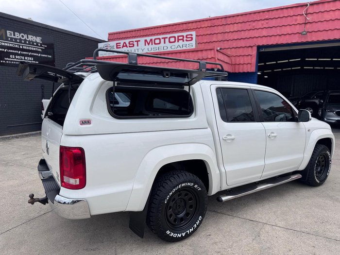 2015 Volkswagen Amarok TDI420 Highline 2H MY15 4X4 Constant Candy White