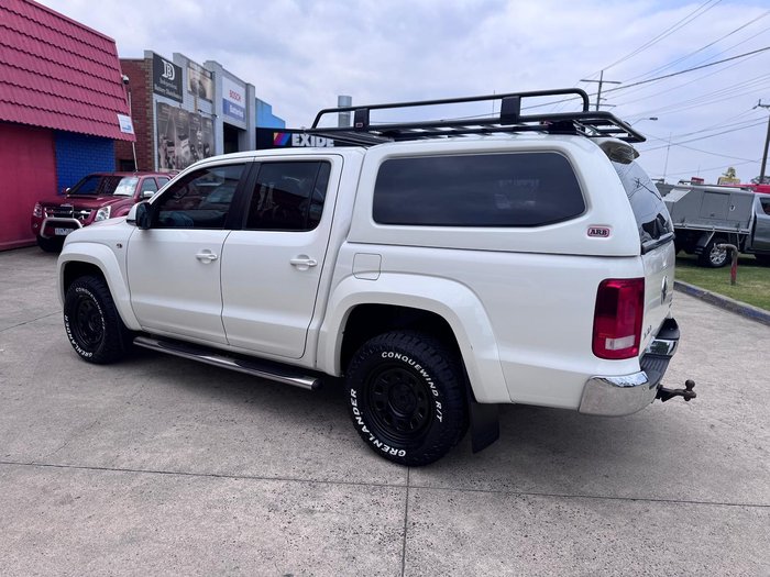 2015 Volkswagen Amarok TDI420 Highline 2H MY15 4X4 Constant Candy White