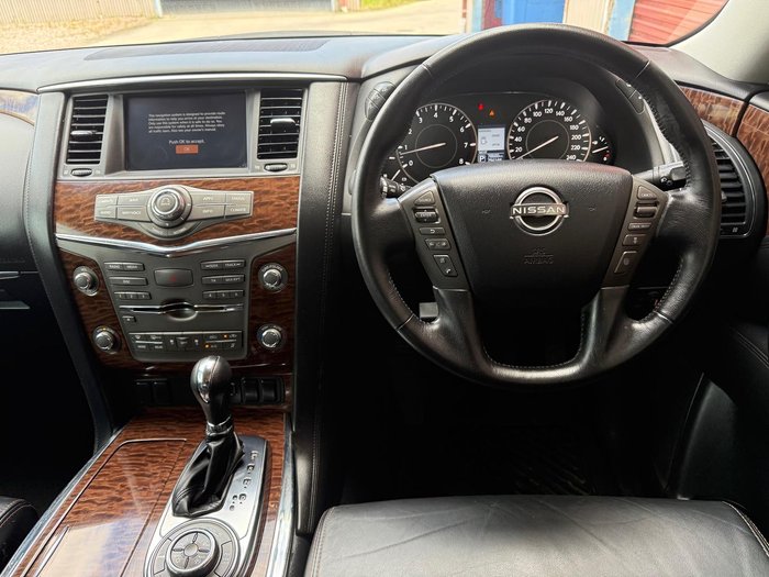 2023 Nissan Patrol Ti Y62 MY23 4X4 Dual Range Moonstone White