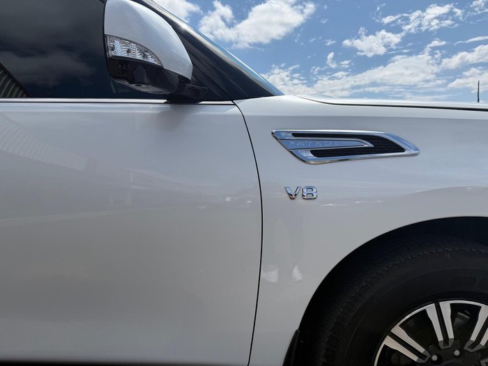 2023 Nissan Patrol Ti Y62 MY23 4X4 Dual Range Moonstone White