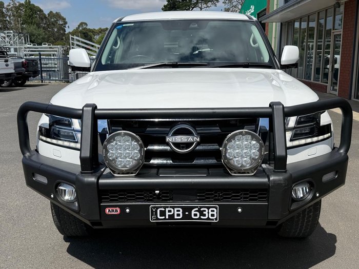 2023 Nissan Patrol Ti Y62 MY23 4X4 Dual Range Moonstone White