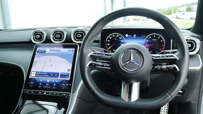 2024 Mercedes-Benz C-Class C200 Night Edition W206 High-Tech Silver