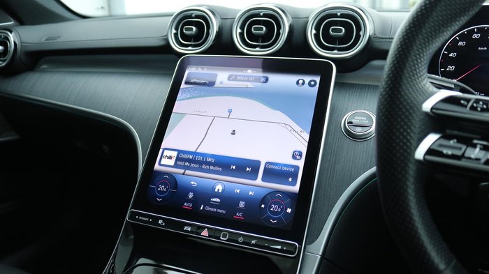 2024 Mercedes-Benz C-Class C200 Night Edition W206 High-Tech Silver