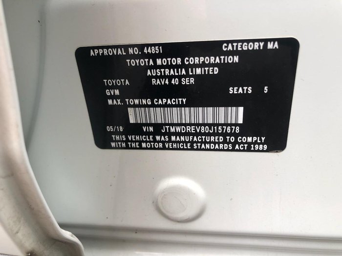 2018 Toyota RAV4 GXL