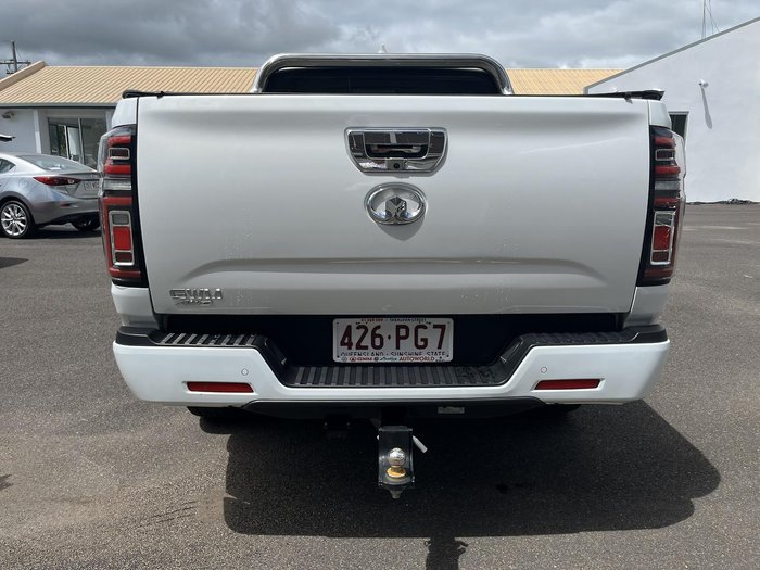 2024 GWM Ute Cannon-X NPW 4X4 Dual Range Pearl White