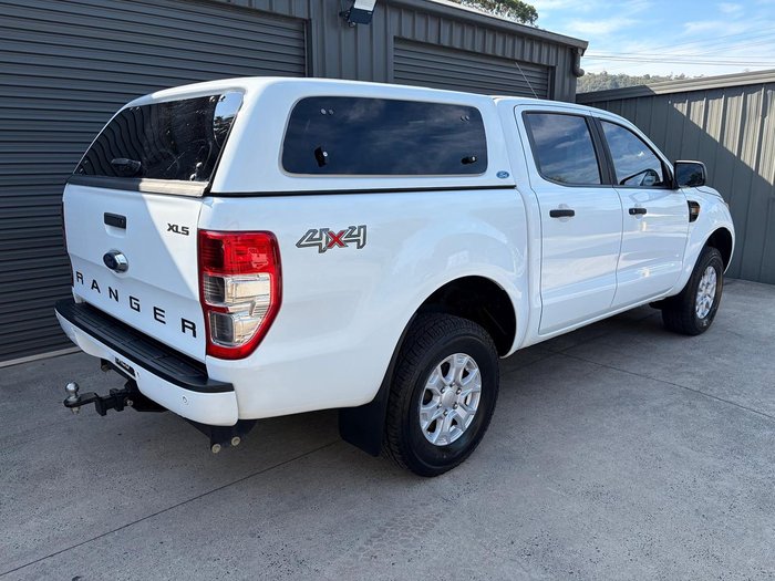 2018 Ford Ranger XLS PX MkIII MY19 4X4 Dual Range Frozen White