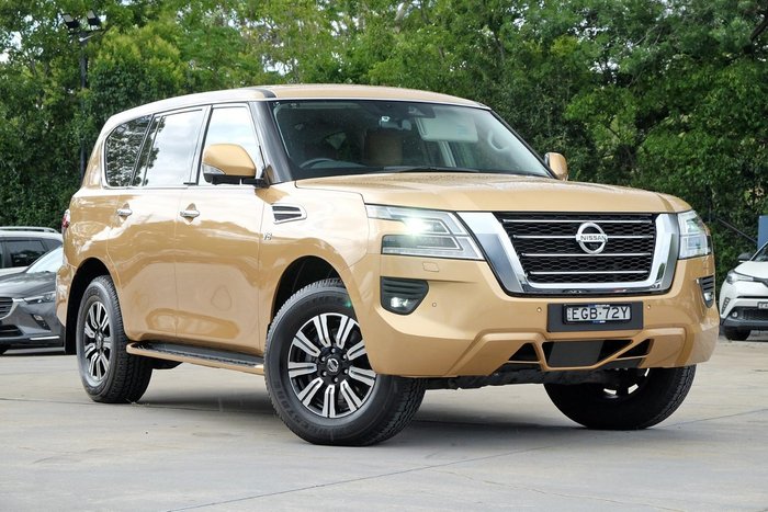 2020 Nissan Patrol Ti Y62 Series 5 MY20 4X4 Dual Range GOLD