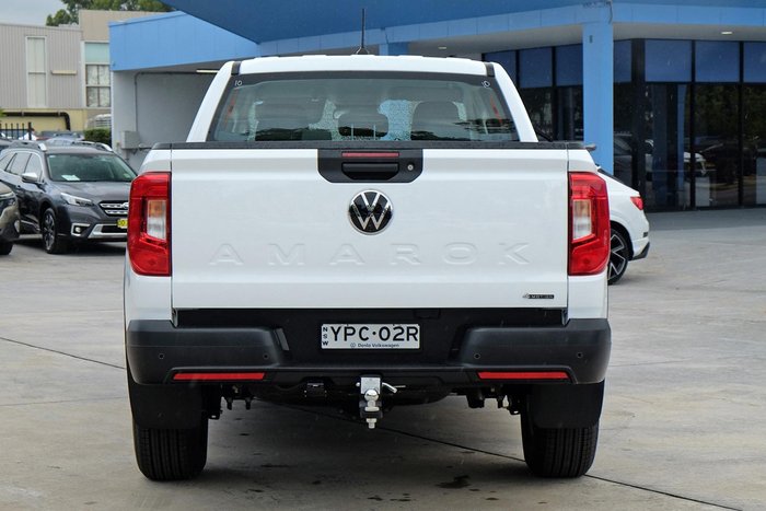 2024 Volkswagen Amarok TDI405 Core NF MY23 4X4 Dual Range Clear White