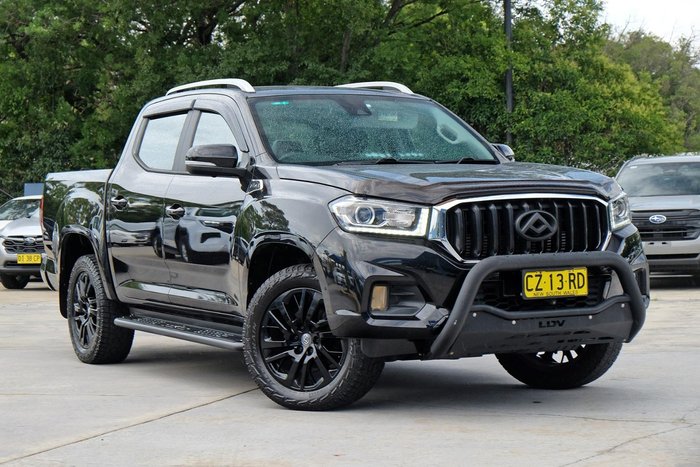 2020 LDV T60 Trailrider 2 SK8C 4X4 Dual Range Metal Black