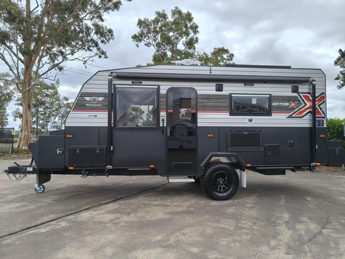 2025 JB Caravans Gator X 17'10 Front Door Cafe