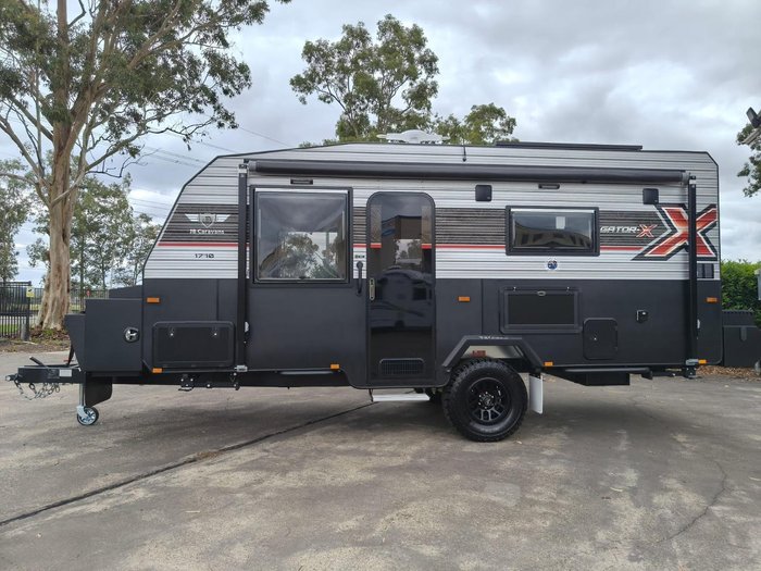 2025 JB Caravans Gator X 17'10 Front Door Cafe