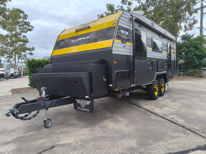 2025 JB Caravans Scorpion Sting 20'6 Rear Door Cafe
