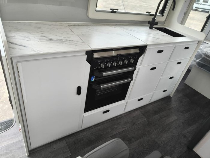 2025 JB Caravans Scorpion Sting 20'6 Rear Door Cafe