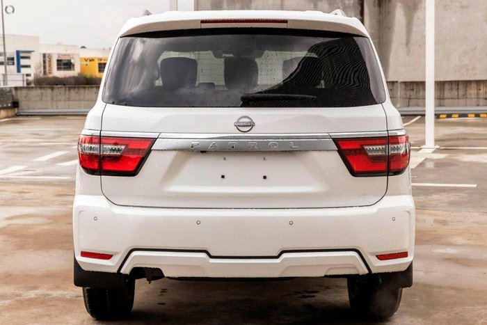2026 Nissan Patrol Ti Y62 MY26 4X4 Dual Range Moonstone White