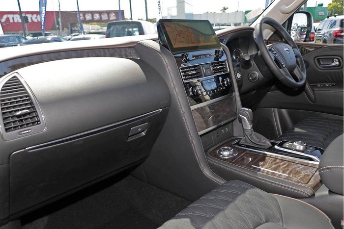 2026 Nissan Patrol Ti Y62 MY26 4X4 Dual Range Black Obsidian