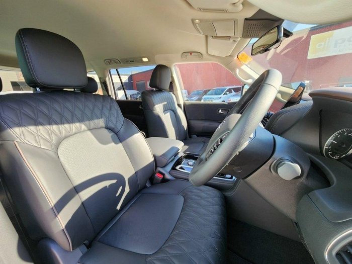 2026 Nissan Patrol Warrior Y62 MY26 4X4 Dual Range Moonstone White