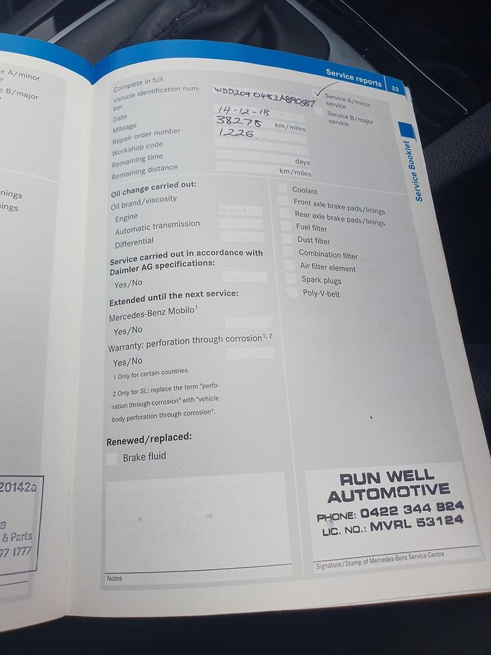 2013 Mercedes-Benz C-Class C200 Avantgarde W204 Tenorite Grey