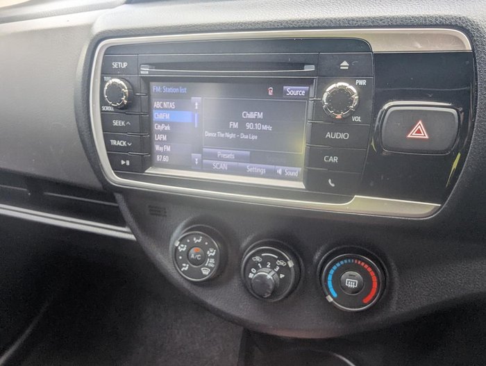 2016 Toyota Yaris Ascent NCP130R Glacier White